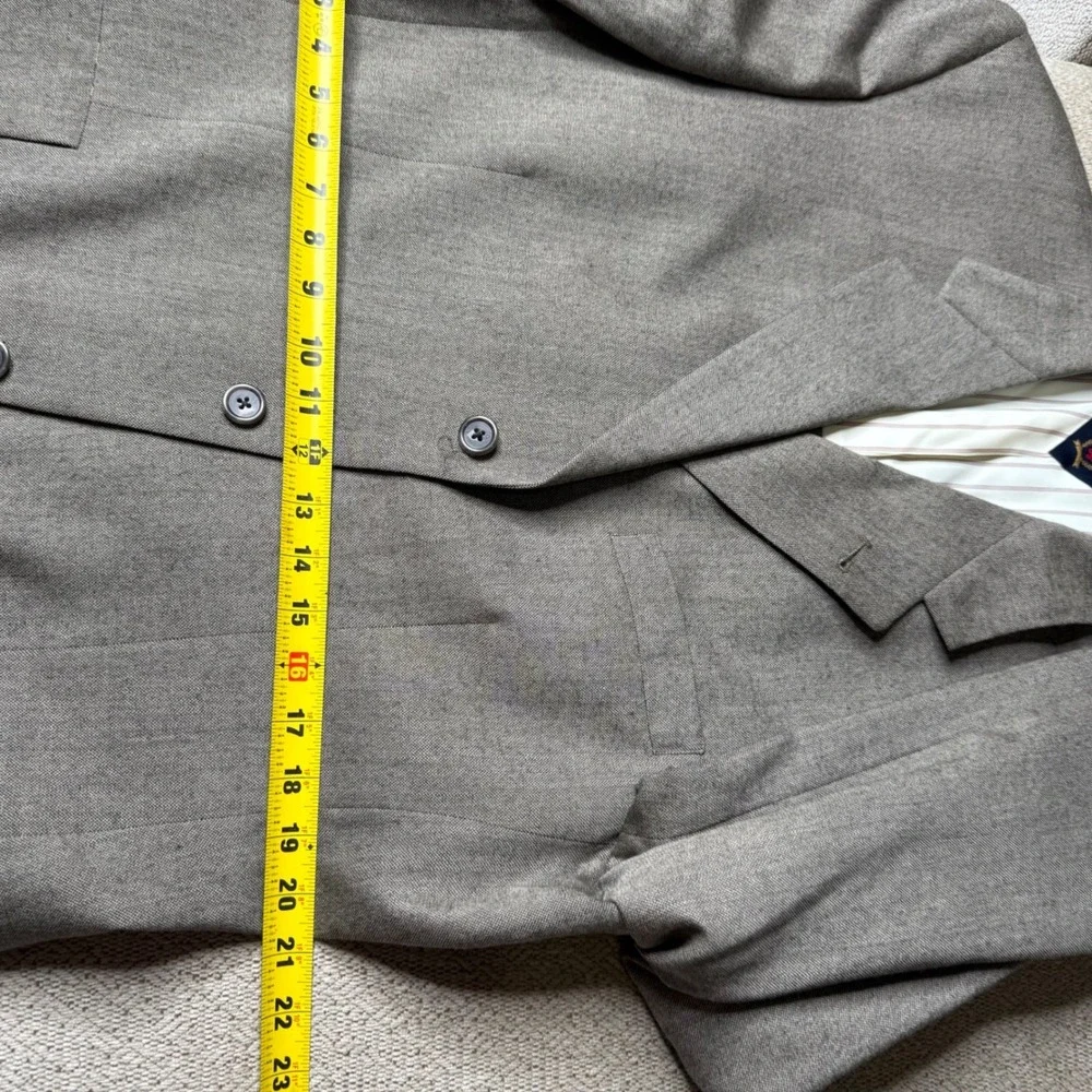Tommy Hilfiger Blazer Sport‎ Coat Herringbone Classic Fit Made in USA 44L